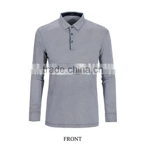 Men's Clothing Plover Case Lapel Sweater Long-sleeved T-shirt Men Leisure Cultivate One's Morality thumbnail-2