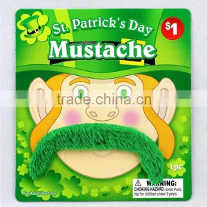 Green Fancy Dress St. Patrick's Day Mustache thumbnail-5