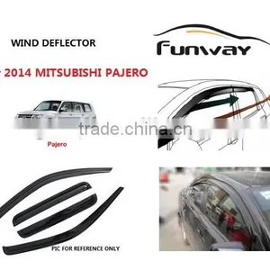 2014 MITSUBISHI PAJERO Wind Deflectors Door Visor Window Rain Visor Car Accesories thumbnail-1