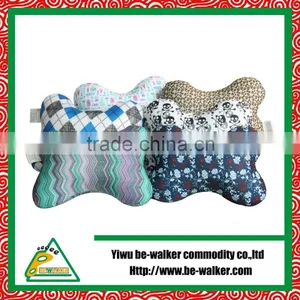 Bone Shape Soft Car Neck Pillow,Beads Filled Polyester Cushion thumbnail-1