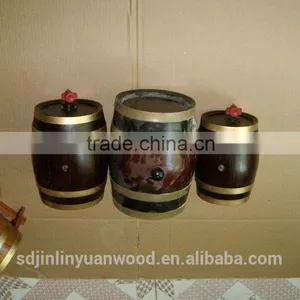 Factory Direct Sale Printing Logo Wooden Wine Barrel,welcome to Order thumbnail-6