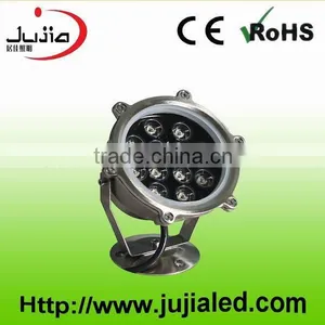 12W RGB LED Pool Light With DMX512 Controller IP68 LED Underwater Light thumbnail-1