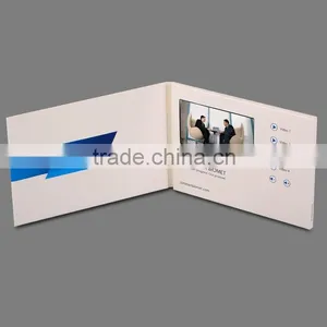 China Luxury Handmade Cards, Lcd Video Brochure Cards thumbnail-1