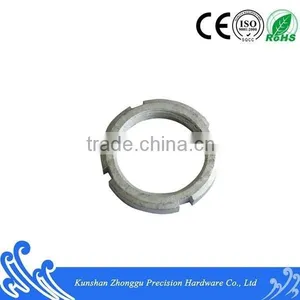 Round Nut DIN981Carbon Steel Dacromat M15*1 thumbnail-1