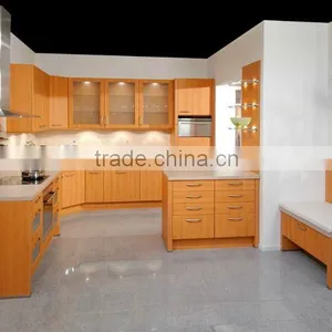 Wooden Cabinet Melamine Kitchen Model thumbnail-1