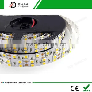 White PCB Board 5050 RGB Warm White Flexible LED Strip SMD thumbnail-1