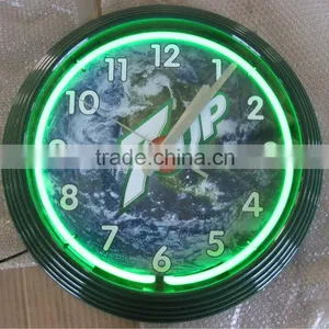 17" Tower Shape Neon Wall Clock thumbnail-1