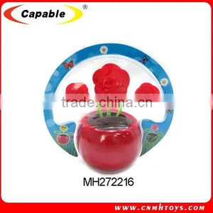 Solar Power Swing Flower Car Decoration Toys thumbnail-3