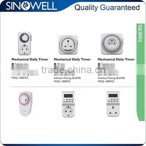 Factory Wholesale Price Stable Function 24hrs Dual Outlet Grounded Elecronic Timer thumbnail-3