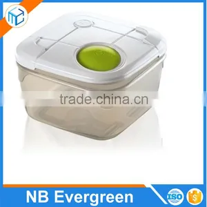 Quadrilateral Button Box Sealed Square Last Microwave Transparent High-capacity Receive Food Boxes of Many Specifications thumbnail-1