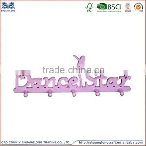 2016 Best Selling Item Wooden Coat Hook With Alphabet Letter , Wooden Coat Hook Wholesale thumbnail-3