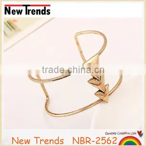 Women Trendy Alloy Triangle Pretty Fashion Charm Bracelet Cuff thumbnail-2