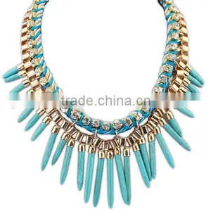 Factory Latest Design Luxury Rhinestone Necklace for Women thumbnail-1