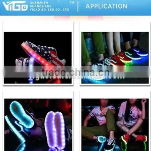 RGB Wearable LED Shoes Strip Lighting New for Show thumbnail-2