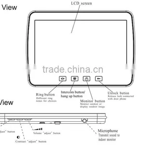 10inch ETE Door Bell Video Door Phone thumbnail-6