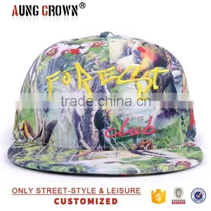 Flower Snapback Caps,flower Snapback Cap Custom,floral Fabric Snapback Cap thumbnail-2