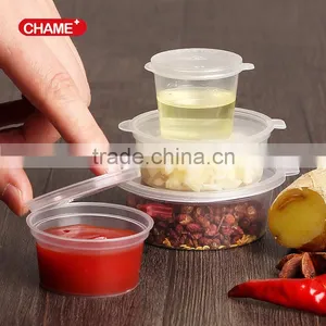 Round Takeaway Plastic Cup for Sauce thumbnail-3
