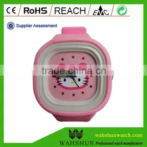 Wholesale Hello Kitty Wholesale Watch Custom Printed Logo Silicone Watch thumbnail-1