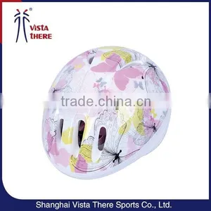 Colourful Logo Print Lovely Fashion Foam Kids Bicycle Helmet thumbnail-1