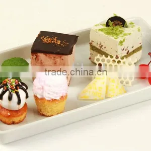 Factory Direct Rect/ Porcelain Cake Plate thumbnail-1