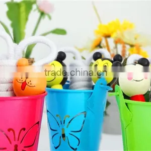 Kids Wood Skipping Jump Rope Wooden Green Bee Cartoon Animals Toy Party Favor Supply Fitness thumbnail-5