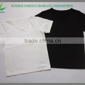 100% Cotton Plain Color Blank T Shirt Baby T-shirts thumbnail-1