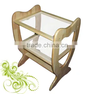 Salon Trolley Coffee Cart Wood Trolley Cart thumbnail-1