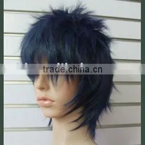 China Supplier High Quality Synthetic Cosplay Short Men Cosplay Wig thumbnail-1