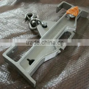 Forklift Lifting Hook, Double Fork, Single Swivel Hook, 4000 Lb., Fork Pocket Size 2-1/2" H x 6-3/4" thumbnail-3