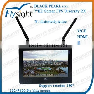 D764 FPV 7" LCD 5.8G 32CH FPV Monitor Receiver for Aircraft Flying thumbnail-1