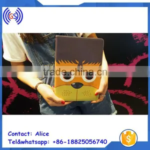 China Classical Embroidered Leather Case For Ipad, Stand Leather Case for Ipad thumbnail-3