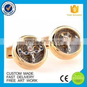 2016 Top Selling Tourbillon Movement Cufflinks For Men thumbnail-1