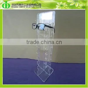 DDU-0002 Wholesales Clear Plexiglass Display Stand, Plexiglass Eyewear Display Stand, Plexiglass Glasses Display Stand thumbnail-1