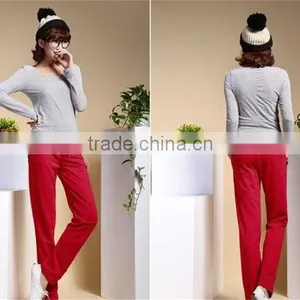 Custom Wholesale Women's Cotton Sport Pants thumbnail-4