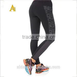 Active High Quality Hot Spandex GYM Workout Seamless Womens Leggings Plain thumbnail-4