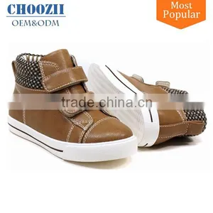 Choozii Newest Design Leather High Top Sneaker Boot for Girls thumbnail-1