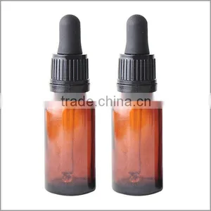 0.5ml 1ml Amber Glass Bottles With Two Part Tamper Evident Glass Pipette Dropper Closure thumbnail-3