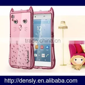 Newest Design Custom Cute Animal Cat Case for Sony Xperia Z4 ,TPU Case for Sony Xperia thumbnail-3