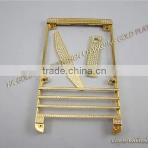 For Blackberry Q10 24ct Rose Gold Diamond Housing Bezel (housing Bezel/midframe Bezel) thumbnail-1