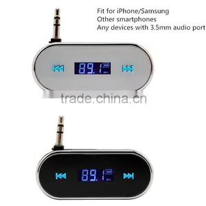 Wholesale Factory 3.5mm In-car Wireless Car Fm Transmitter , Stereo Wireless FM Transmitter For Car MP3 Player thumbnail-3