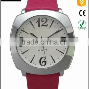 LOGO Custom Fashin Leather Watch Stainless Steel Back Women thumbnail-6