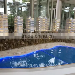 1/80 Scale Sanya Resort Building Model With Perfect Landscape Layout thumbnail-3