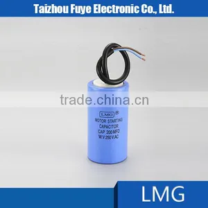 Newest Design High Quality Motor Start Capacitor With Wires thumbnail-1