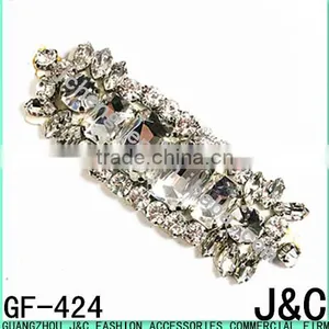 New Shoe Bow With Glass Stones thumbnail-1