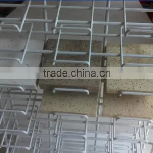 SR504 3- Row Metal Wire Angle-look Display Stand for Quartz Stone thumbnail-2