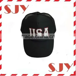 America Adjustable Unisex Adult Mesh Trucker Hat Cap thumbnail-5