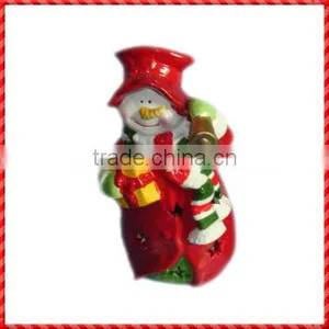 High Quality Hot-selling Ceramic Snowman Figurine thumbnail-1