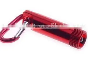 Aluminium Carabiner Led Torch Light Keychain thumbnail-1