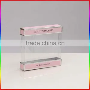 Perfume Clear PVC Packaging With Hard Paper Top and Base thumbnail-3