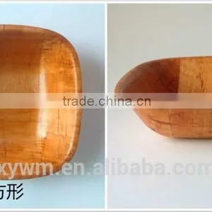American Woven Woodenware Round Shape Salad Bowl thumbnail-3
